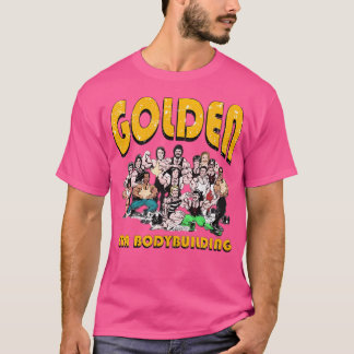 Golden Era Bodybuilding Caricature T-Shirt