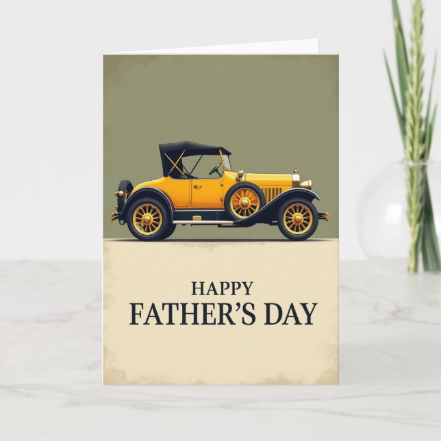 Golden Era Fathers Day Card (Front)
