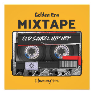 Golden Era Mixtape 90's Old School Hip-Hop Vibes Photo Print