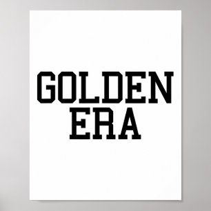 Golden Era Retro Old School Bodybuilding Gift Tee  Poster
