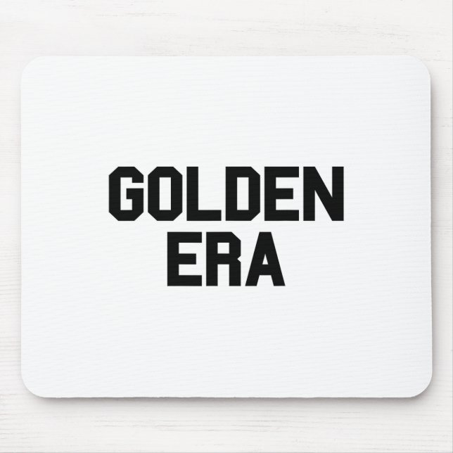 Golden Era Retro Style Old School Bodybuilding Wor Mouse Mat (Front)