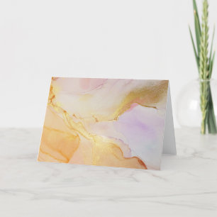 Golden Ethereal Heavens Blank Notecard