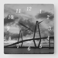 Golden Evening At Arthur Ravenel Grayscale