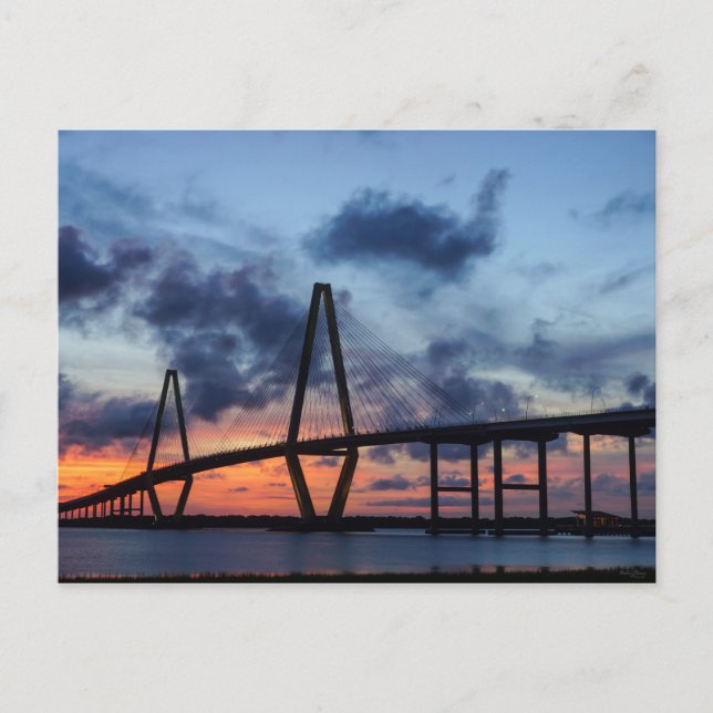 Golden Evening At Arthur Ravenel Postcard (Front)
