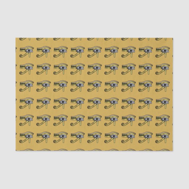 Golden Eye of Horus Tissue Paper (Front)
