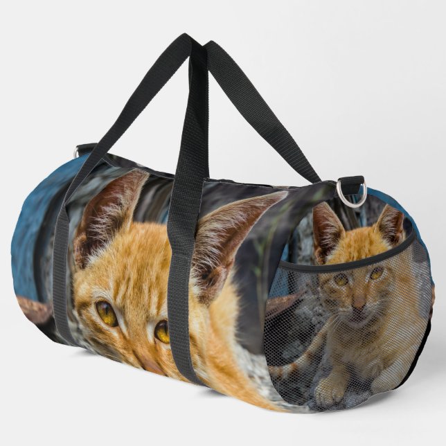 Golden Eyes Duffle Bag (Right Corner)
