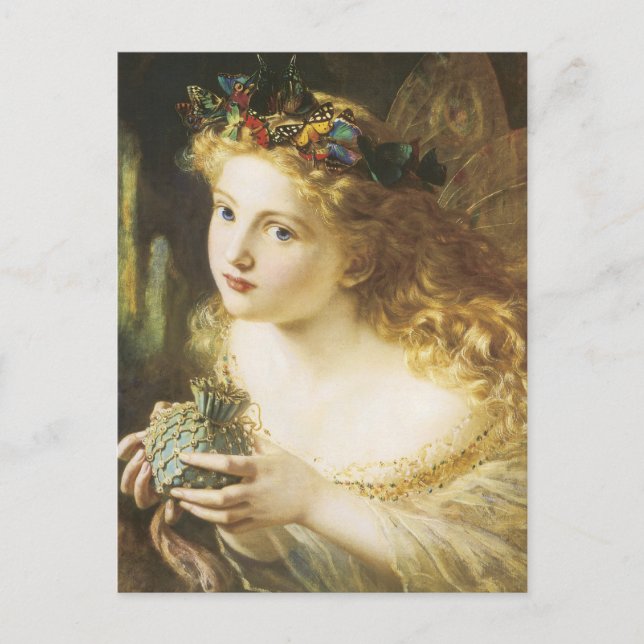 Golden Faerie Postcard (Front)