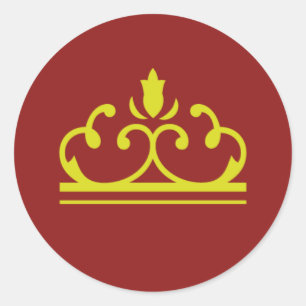 Golden Fairy Tale Sticker (red)