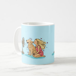 Golden Fan Girl Coffee Mug