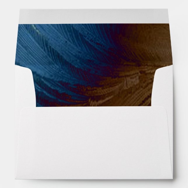 Golden Feathers Envelope (Back (Bottom))
