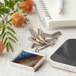 Golden Feathers Key Ring