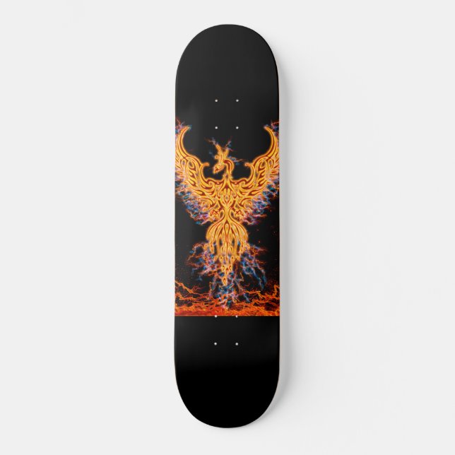 Golden Fenix Fire Storm Skateboard (Front)