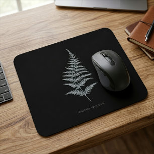 Golden Fern Frond, Gymnogramma Chrysophylla Mouse Mat