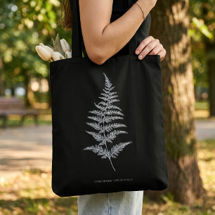 Golden Fern Frond, Gymnogramma Chrysophylla Tote Bag