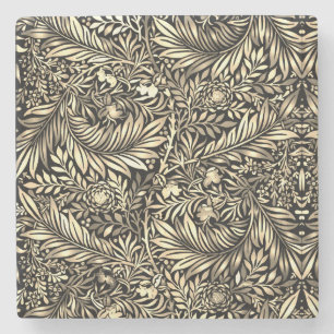 Golden Fern Stone Coaster