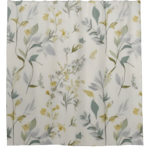 Golden Ferns Shower Curtain