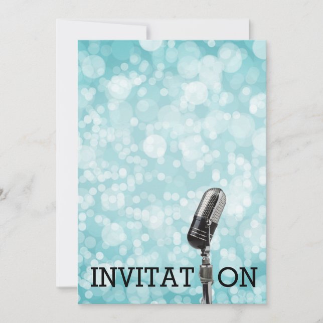 Golden Festival Birthday Personalised Invitation (Front)