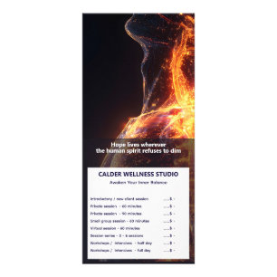 Golden Field Holistic Bodywork Rack Card
