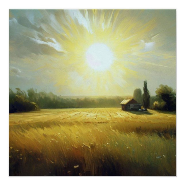 Golden Fields of Serenity Poster (Front)