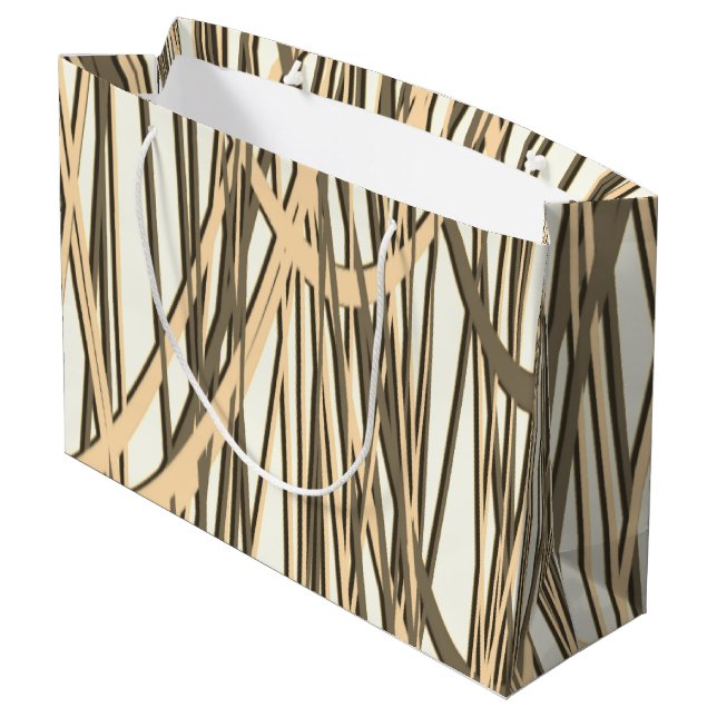 Golden Filament Large Gift Bag (Back Angled)