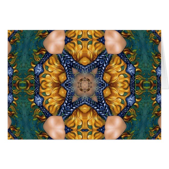 Golden Fire Blue Ropes (Front Horizontal)