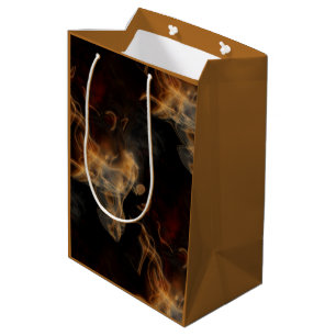 Golden Fire Medium Gift Bag