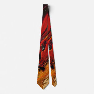 Golden Fire Tie