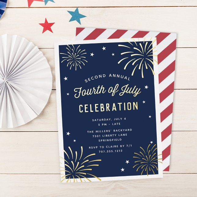 Golden Fireworks Fourth of July Party (Creator Uploaded)
