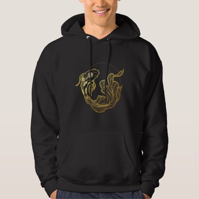 Golden Fish 257 Hoodie (Front)