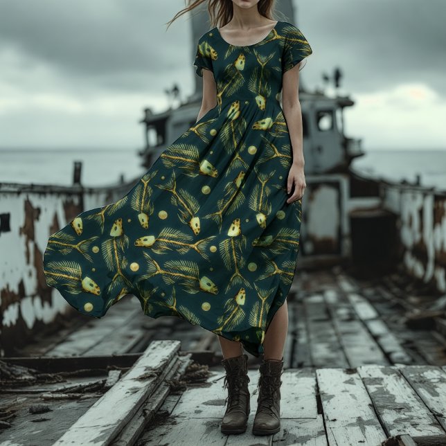 Golden fish bones fabric (Creator Uploaded)