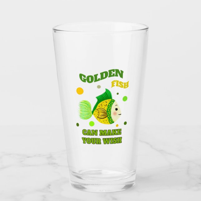 Golden fish glass (Front)