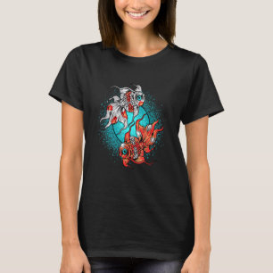 Golden Fish Yin Yang Fish Breeders Fish Keepers Go T-Shirt