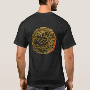 Golden Flame Dragon Emblem T-Shirt