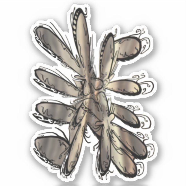 Golden flame flower (Front)