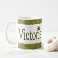 Golden Flecks Victoria Name Design,