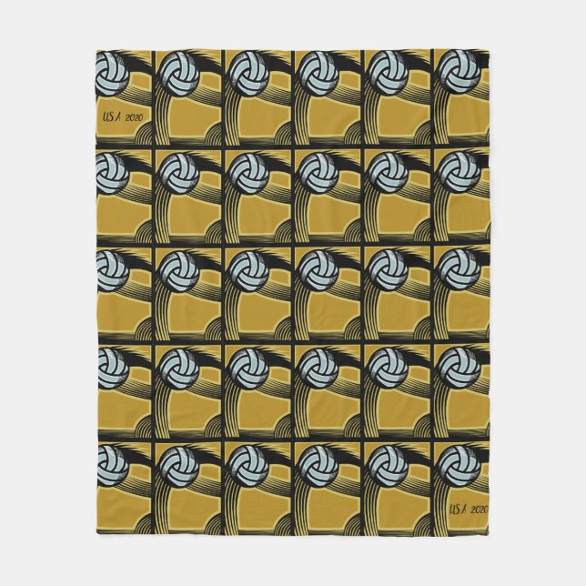 Golden- Fleece Blanket (Front)