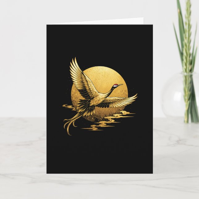 Golden Flight Holiday Card (Front)