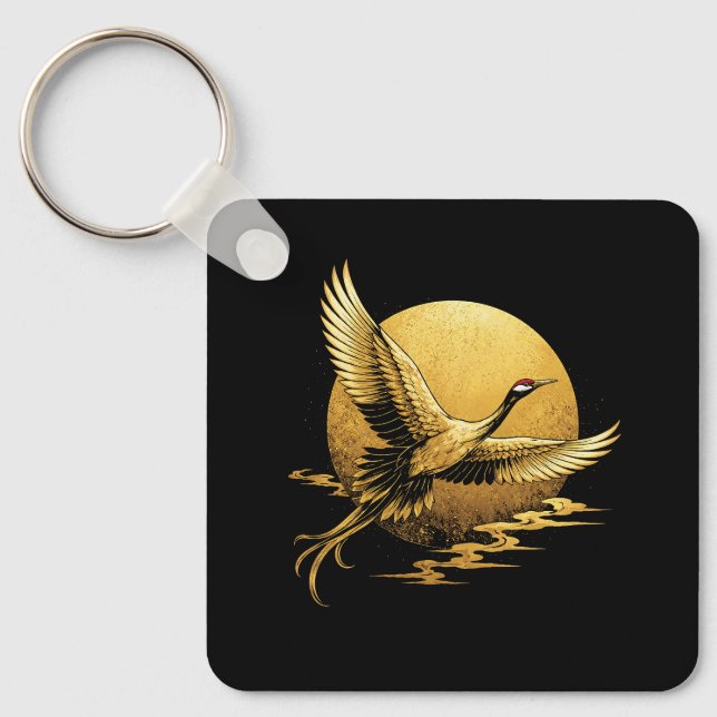 Golden Flight Key Ring (Front)