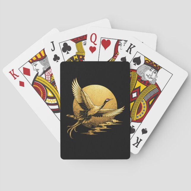 Golden Flight Playing Cards (Back)