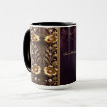 Golden Floral Ornament Mug