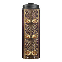 Golden Floral Ornament