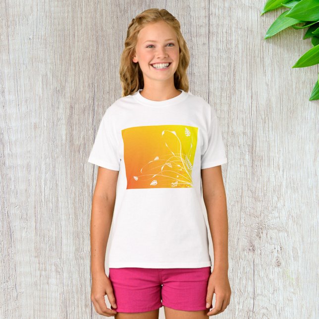 Golden Floral T-Shirt (Creator Uploaded)