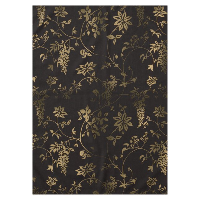 Golden floral tablecloth (Front)