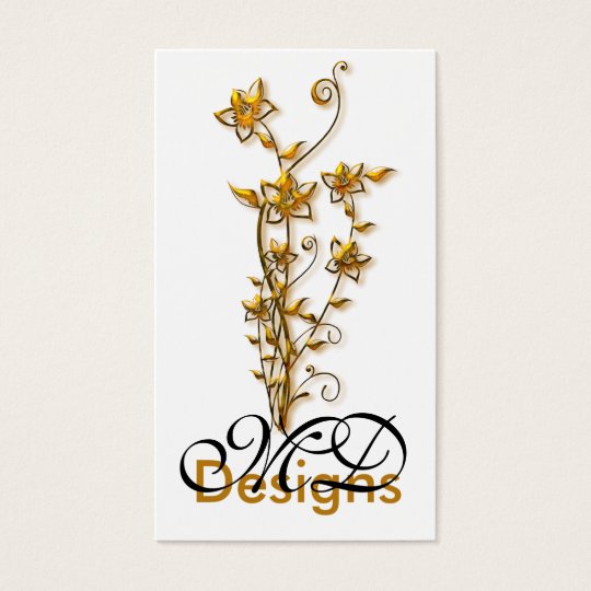 Golden Flower Graphic Design :: Business Card