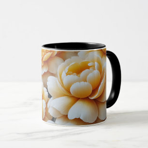 Golden flower mug