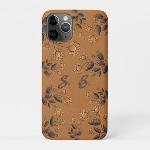 Golden Flowers iPhone 11 Pro Case