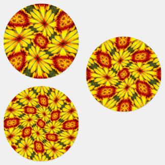 Golden Flowers Pattern