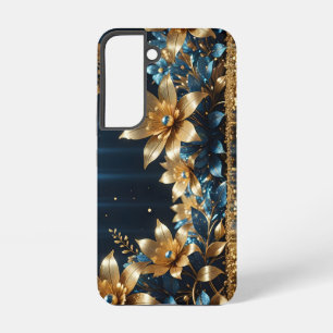 Golden Flowers Samsung Galaxy Case