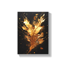 Golden flux  metallic splash