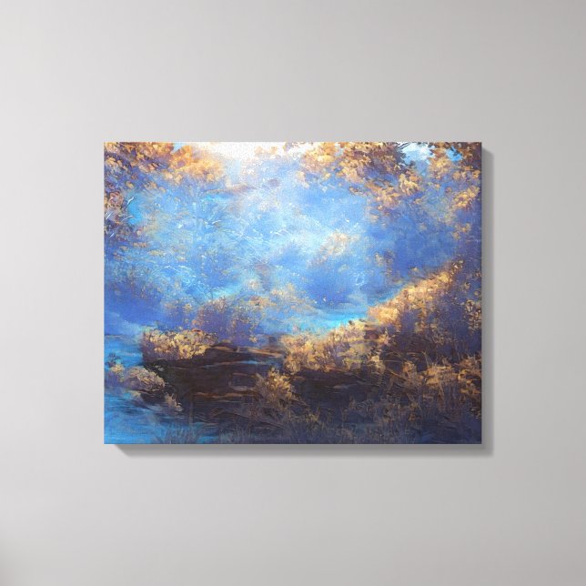 Golden Forest Canvas Print (Front)